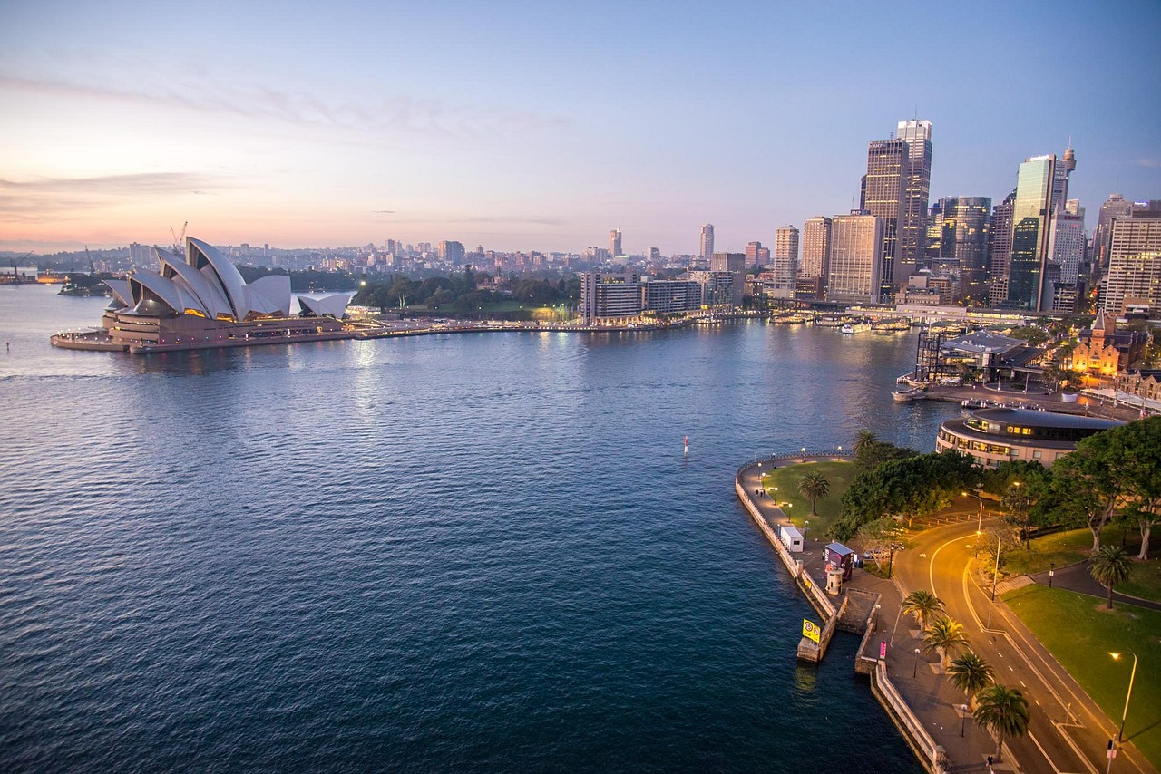 Sydney Harbour drone